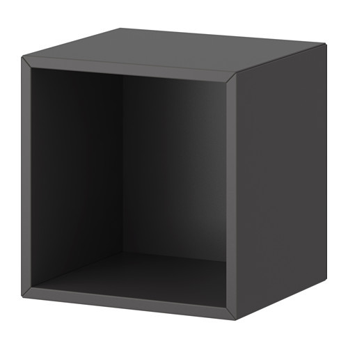 VALJE Wall cabinet, dark gray - 302.796.23