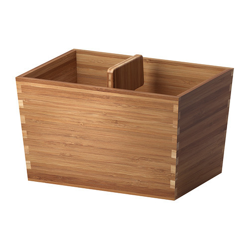 VARIERA Box with handle, bamboo - 902.260.52