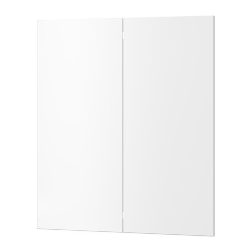 VEDDINGE 2-p door/corner base cabinet set, white - 002.667.83