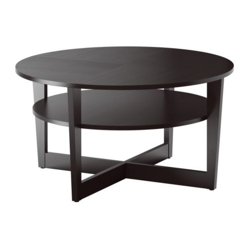 VEJMON Coffee table, black-brown - 601.366.80