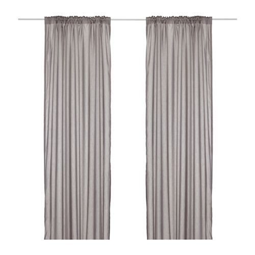 VIVAN Curtains, 1 pair, gray - 302.975.61