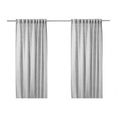 AINA Curtains, 1 pair, gray - 902.842.02
