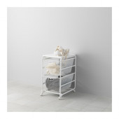 ALGOT Frame with 2 mesh baskets/top shelf, white - 290.942.82