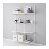ALGOT Wall upright/shelves, white - 199.302.05