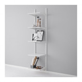 ALGOT Wall upright/shelves, white - 099.037.97