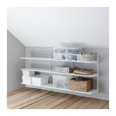 ALGOT Wall upright/shelves, white - 490.177.49