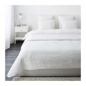 ALINA Bedspread and 2 cushion covers, white - 101.626.38