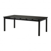 ÄNGSÖ Table, outdoor, black-brown stained black-brown - 402.381.99