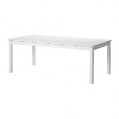 ÄNGSÖ Table, outdoor, white stained white - 002.382.00