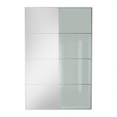 AULI /
SEKKEN Pair of sliding doors, mirror glass, frosted glass - 899.303.58