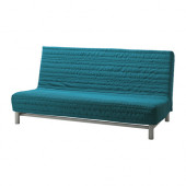 BEDDINGE Sofa bed slipcover, Knisa turquoise - 903.064.16