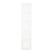 BERGSBO Door, frosted glass, white - 099.041.79