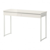 BESTÅ BURS Desk, high gloss white - 702.453.39