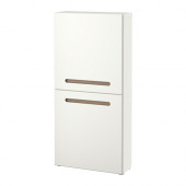 BESTÅ Wall cabinet with 2 doors, Marviken white - 590.574.76