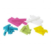 BEVARA Sealing clip, set of 30, assorted colors, assorted sizes - 700.832.52