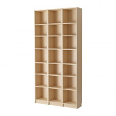 BILLY Bookcase, birch veneer - 090.233.99
