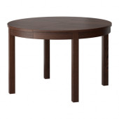 BJURSTA Extendable table, brown - 601.823.04