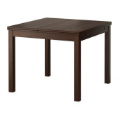 BJURSTA Extendable table, brown - 101.823.11