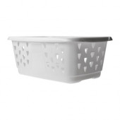 BLASKA Laundry basket, white - 201.677.44