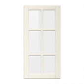 BODBYN Glass door, off-white - 902.663.59