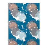 BOLLTISTEL Fabric, blue, multicolor - 802.863.91