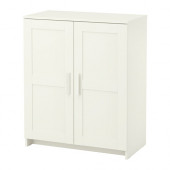BRIMNES Cabinet with doors, white - 403.006.62