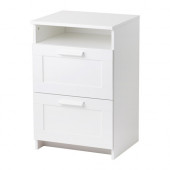 BRIMNES 2-drawer chest, white - 402.906.63