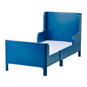 BUSUNGE Extendable bed, medium blue - 402.743.52