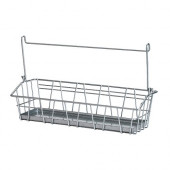 BYGEL Wire basket, silver color - 900.726.48