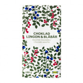 CHOKLAD LINGON & BLÅBÄR Chocolate w lingon/blueberry flavor - 602.184.21