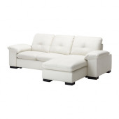 DAGSTORP Loveseat and chaise, Laglig white - 902.813.74