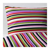 DVALA Duvet cover and pillowcase(s), stripe, multicolor - 702.254.16