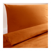 DVALA Duvet cover and pillowcase(s), orange - 002.896.52