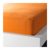 DVALA Fitted sheet, orange - 102.896.18