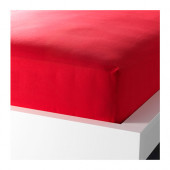 DVALA Fitted sheet, red - 901.499.64