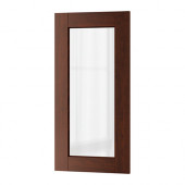 EDSERUM Glass door, wood effect brown - 602.665.01