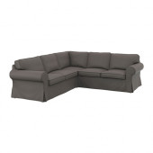 EKTORP Corner sofa 2+2, Nordvalla gray - 590.462.42