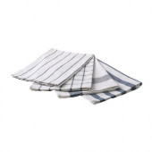 ELLY Dish towel, white, blue - 700.696.37