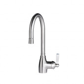 ELVERDAM Kitchen faucet, stainless steel color - 402.115.76