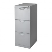 ERIK File cabinet, silver color - 401.129.15
