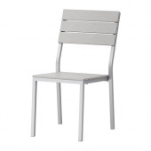 FALSTER Chair, outdoor, gray - 402.096.15