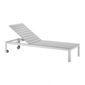 FALSTER Chaise, gray - 402.091.11