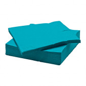 FANTASTISK Paper napkin, turquoise - 202.362.62