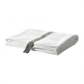 FÄRGLAV Hand towel, white, dark gray - 102.276.30