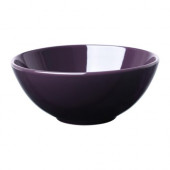 FÄRGRIK Bowl, dark lilac, stoneware - 801.316.53