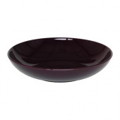 FÄRGRIK Deep plate/bowl, dark lilac, stoneware - 801.316.67
