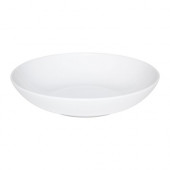 FÄRGRIK Deep plate/bowl, white, stoneware - 201.316.65