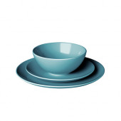 FÄRGRIK 18-piece dinnerware set, turquoise - 902.477.09