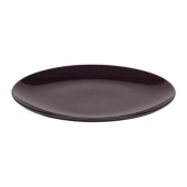 FÄRGRIK Plate, dark lilac, stoneware - 801.316.48
