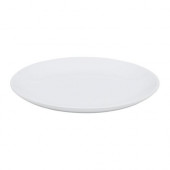 FÄRGRIK Side plate, white, stoneware - 201.316.46